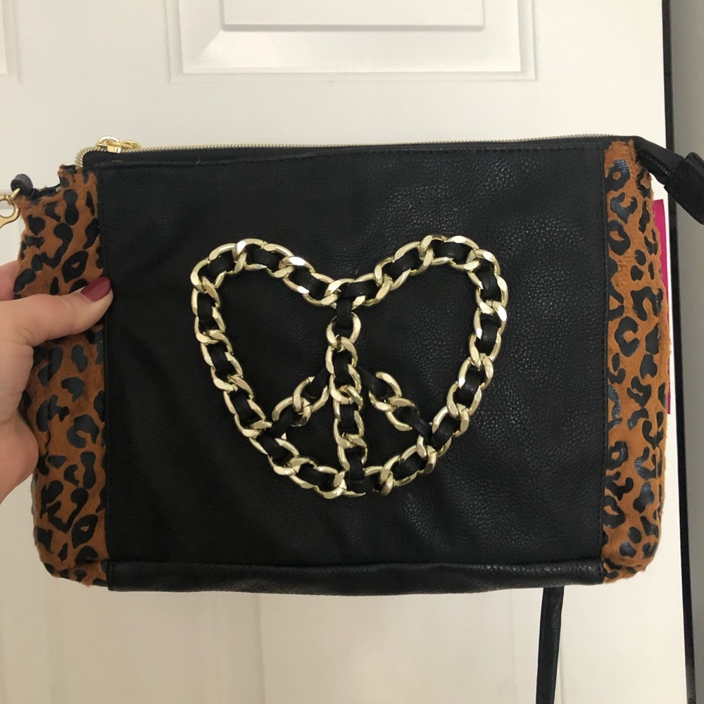 Betsey Johnson Peace Out Crossbody Bag